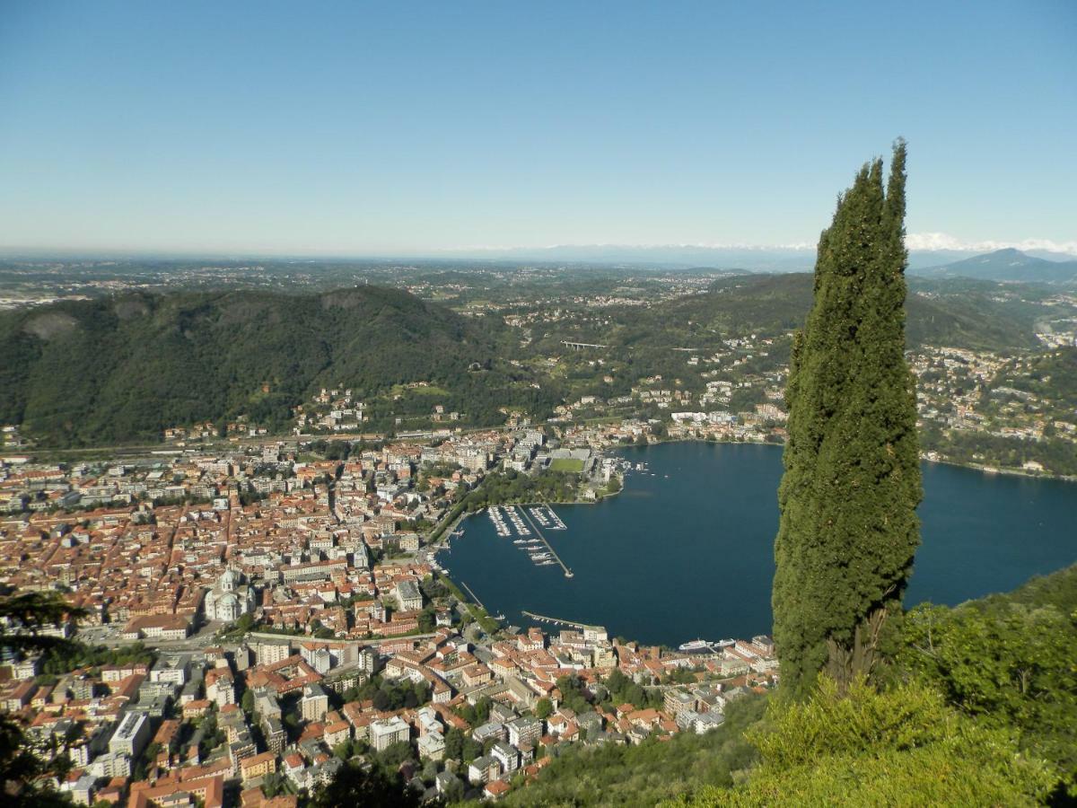 Il Sole, Grande Appartamento In Collina Brunate Dış mekan fotoğraf